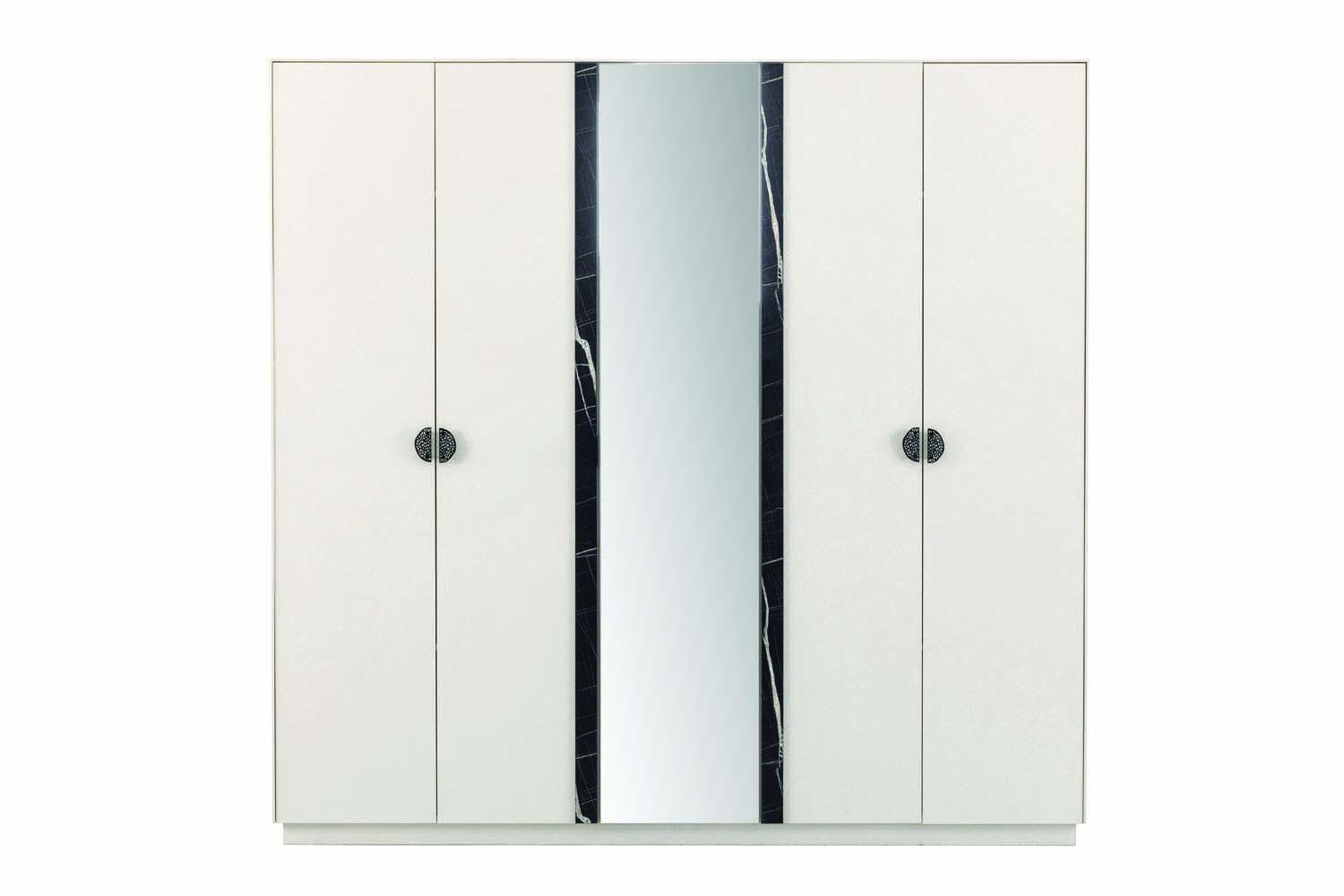 Nia 5-Door Wardrobe (225 cm)