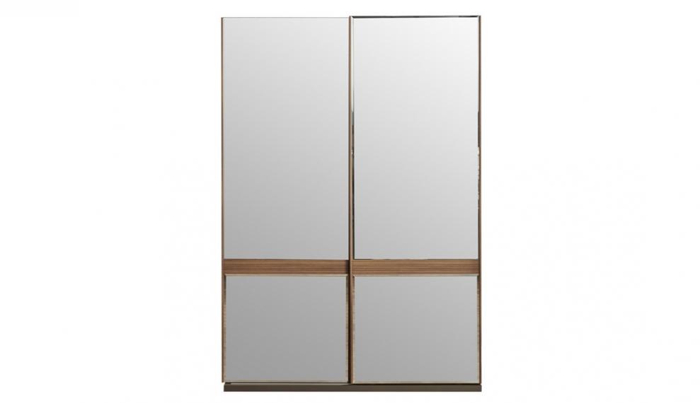 Flemens 145 cm Sliding Wardrobe