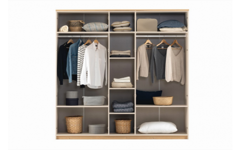 Ratte 5-Door Wardrobe (224 CM)