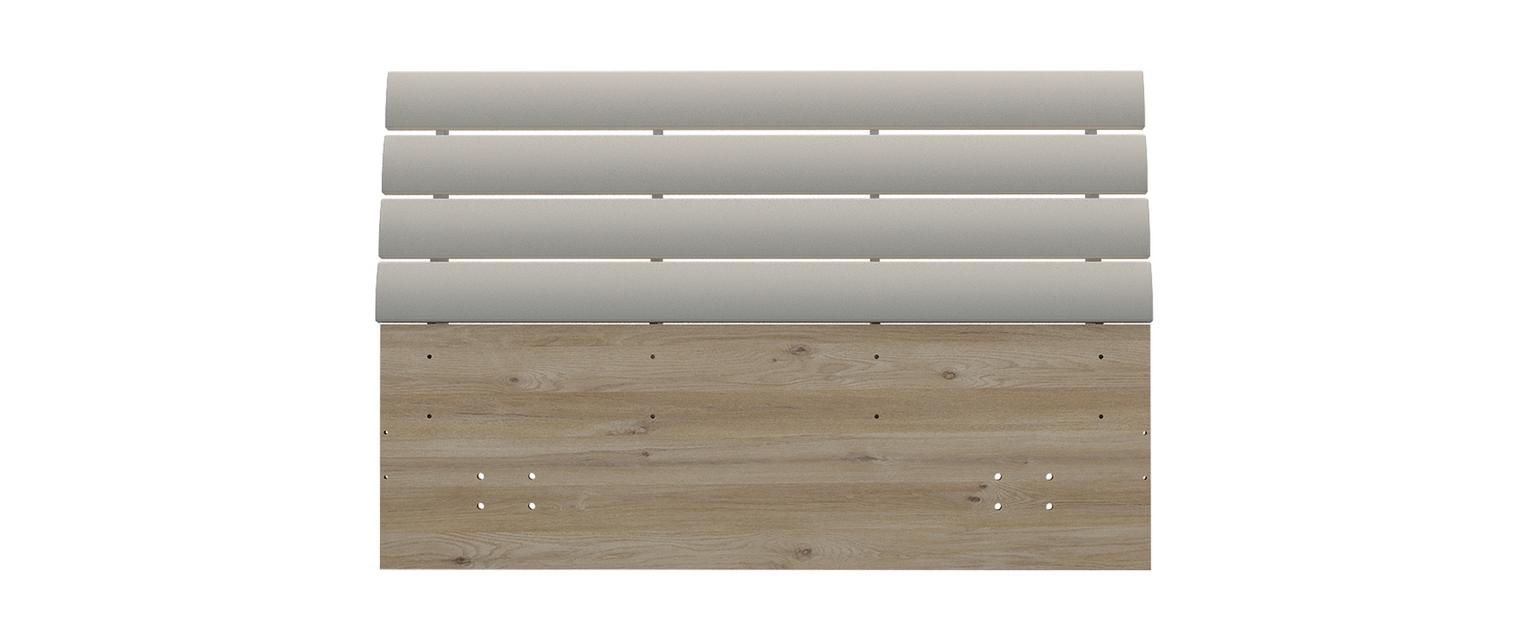 Hillary Fabric Headboard Bed (120 cm)